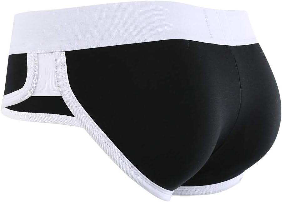 BRODDLE Mens Padded Briefs Removable Pad of Butt Lifter and Enlarge Package Pouch