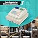 WENBINGSHOP Cash Register for Small Businesses, Electonric caja registradora para negocio w/ 3Method/200Dept/10000Items/ /50Clerks/9Vat Rate Setting,Supports Scanner Scale External Printer(White)