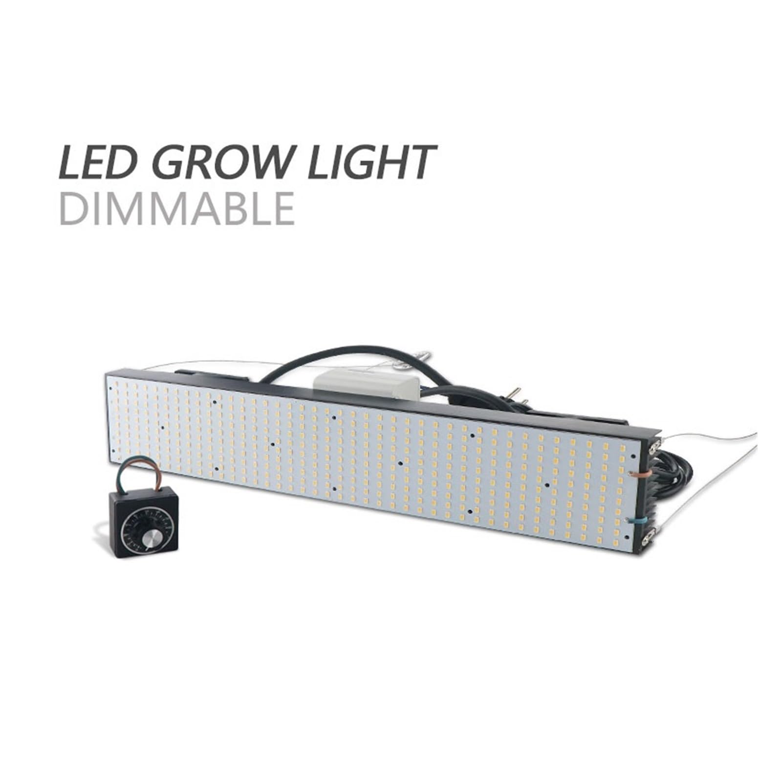 Lampe de croissance LED à intensité variable LM561C S6, lampe SMD spectre complet, éclaira panneau plantes d'intérieur,Économie d'énergie(5000K,Dimmable)
