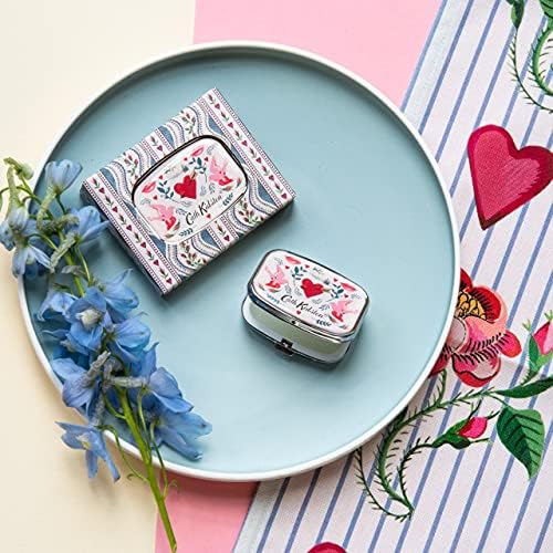 Cath Kidston Keep Kind Mint Compact Lip Balm With Mirror In Gift Box | Help Lips Feel Luscious | Cocoa Seed Butter & Vitamin E | Vegan Friendly | 6g