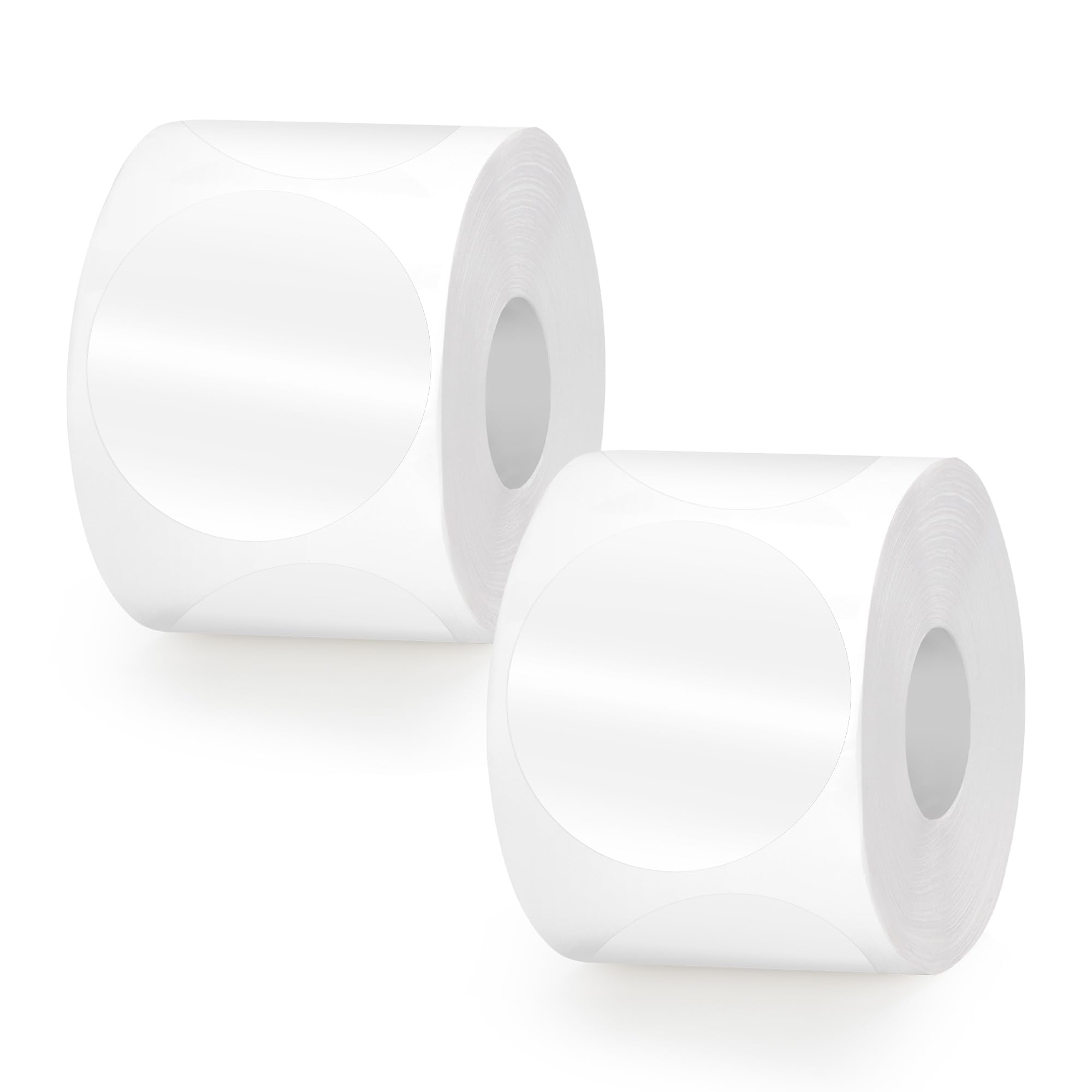 Photo 1 of 1000 pcs 1.5 inch Round Clear Transparent Waterproof Stickers, Self-Adhesive Seals Stickers for Package, Envelope, Cosmetic Box, Mail, Circle Label (1.5inch-1000)