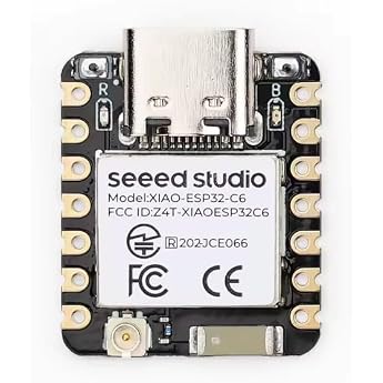 zmart ESP32 Seeed Studio XIAO ESP32C6 WiFi 6+ Bluetooth Support BLE 5 Support Zigbee Matter Wireless Development Board ESP32 ESP32C6 SeeedXIAO WiFi 6 BLE5 Zigbee Matter IoT Radio Communication