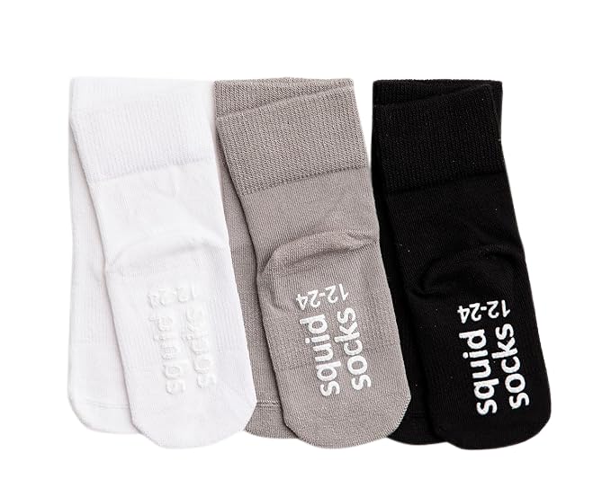 Image of squid socks Viscose from Bamboo Socks | 0-6M, 6-12M, 12-24M, & 2T-3T | Socks that Stay On