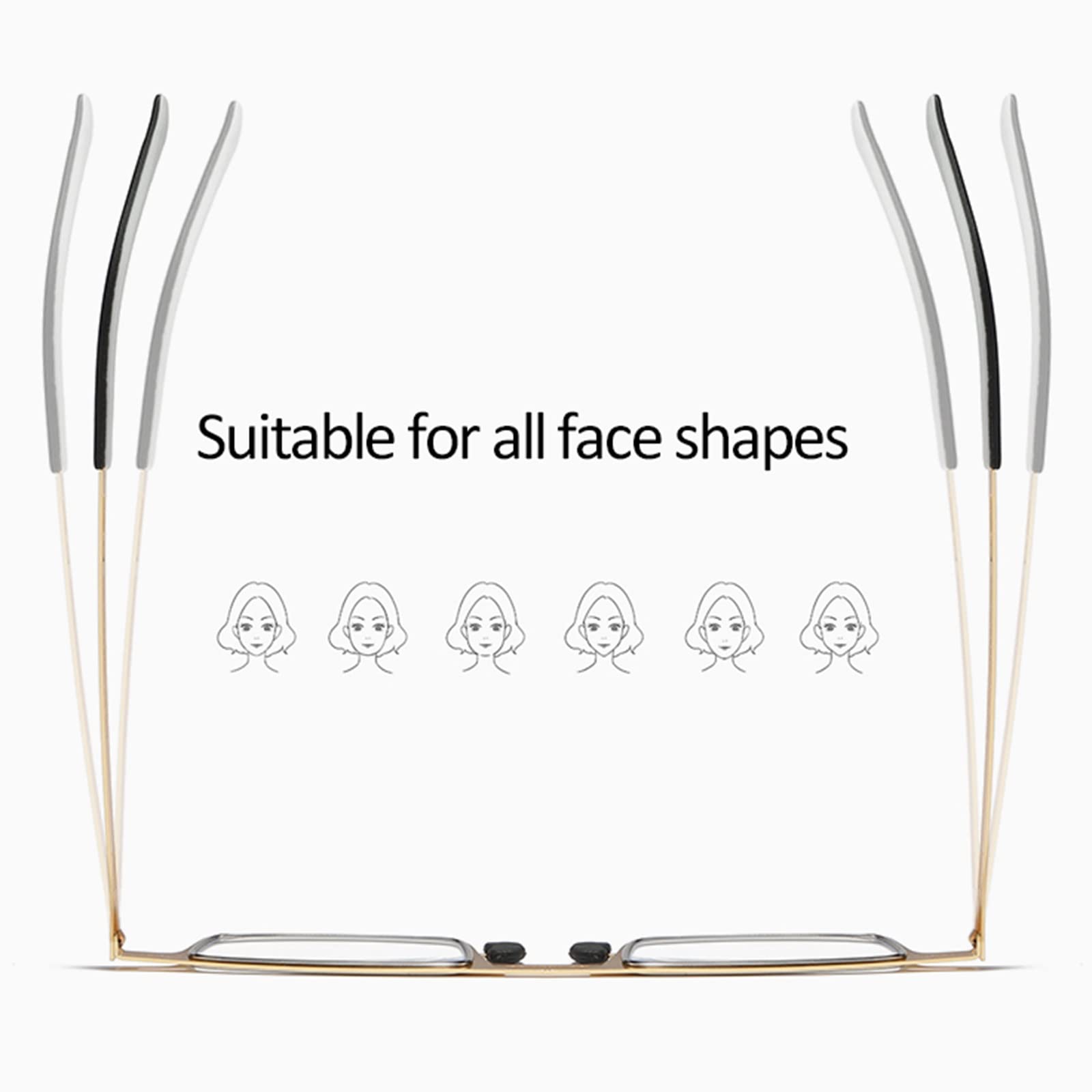 Ultradünne Tragbare Lesebrille Mit Blaulichtfilter Für Damen Und Herren, Leichte, Kompakte Lesebrille/Silver/1