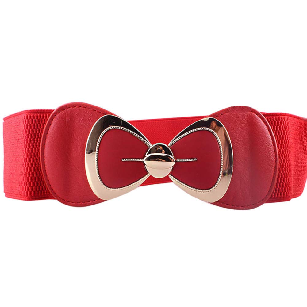 yuangungun Wide Corset Leather Belt Combat Belts Quick Release Bow Leisure Belt Fashion For Women Wedding Dress Waistband Lady
