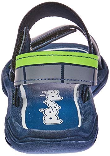 Papete Turbo, Pé com Pé BR, Meninos, Azul (Marinho/Verde), 26