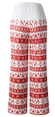 Image of Women Pajama Pants Comfy Lounge Wide Leg Casual Stretch Palazzo Drawstring Pj Bottoms Pants S-3XL