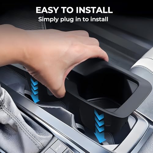 Image of Car Cup Holder for Toyota Camry 2026 2025, Interior Accessories Cup Holder Insert for Toyota Camry SE | XSE | LE | XLE 2025 2026, Black