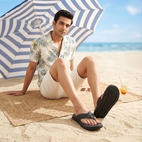 Image of KazarMax Men Slipper | Lightweight | Skid Resistent | Super comfortable Sporty Thong Flip-Flops Slippers For Men