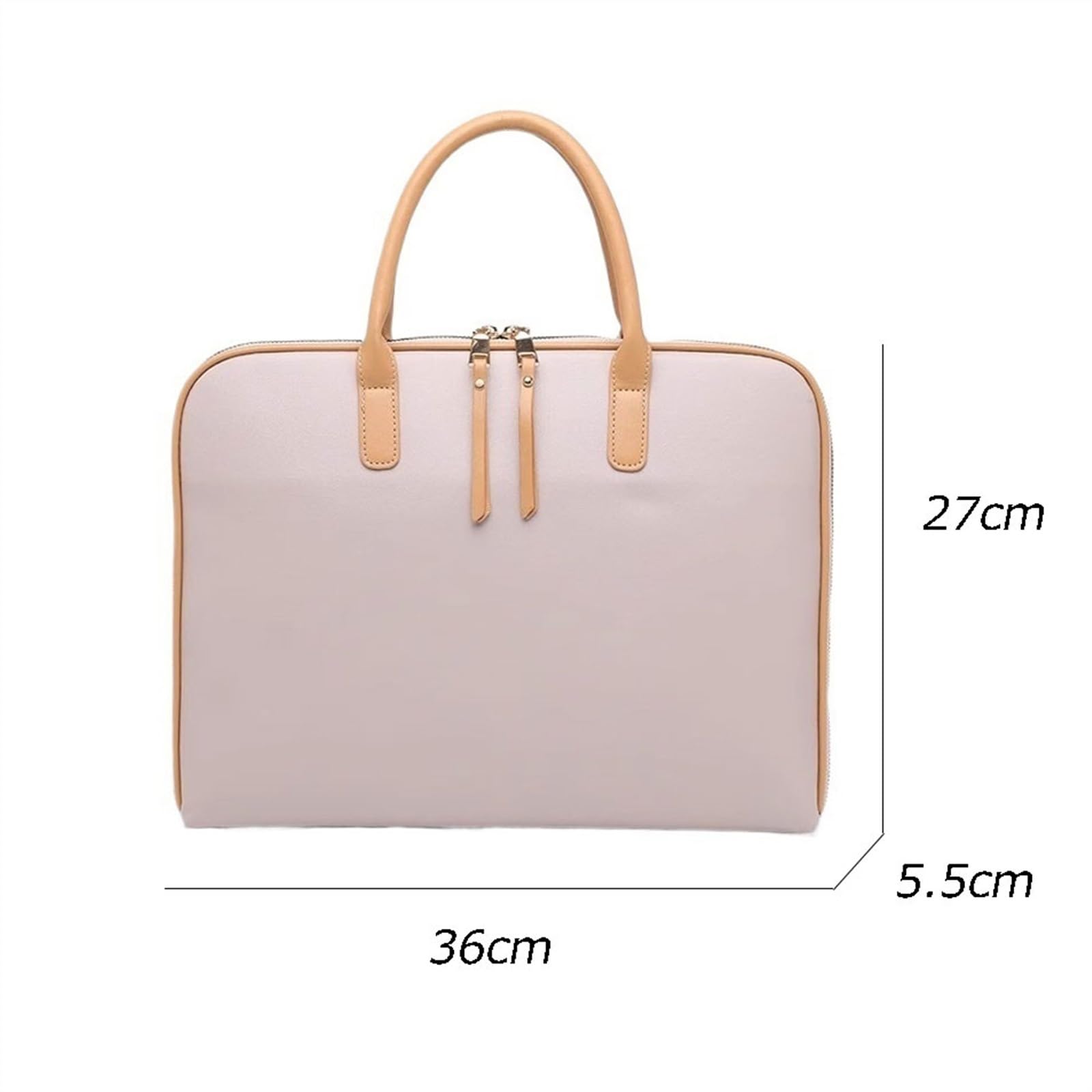Ordenador Portátiles Funda Maletín de Cuero, Bolso de Mano, Bolso Profesional de Negocios de Gran Capacidad a la Moda, Bolso for portátil de 14 Pulgadas Funda Portatil Bolsa Multifunci