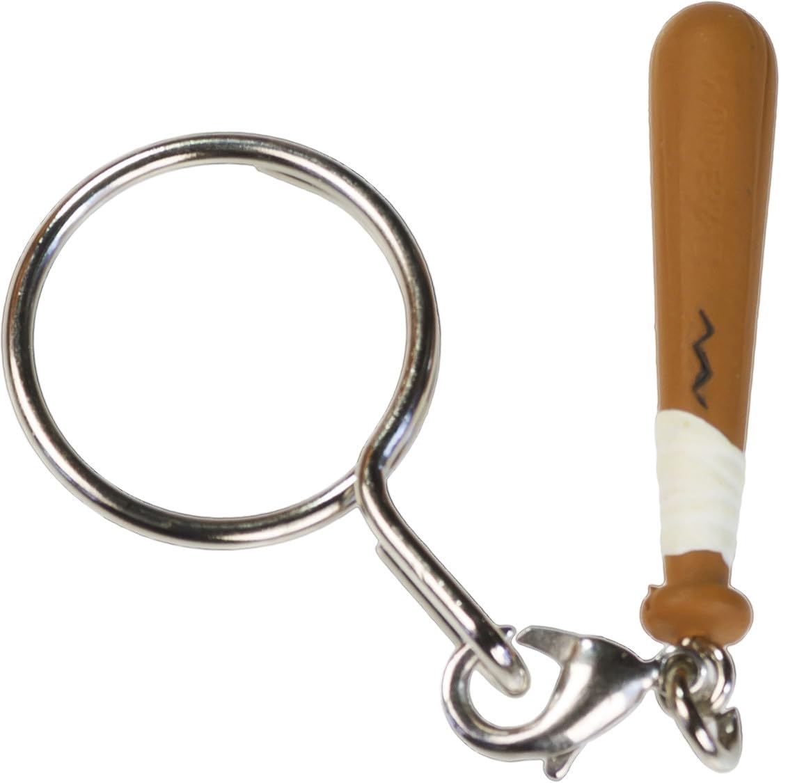 Baseball Bat: ~1.5"" Woo Hoo! 25th Anniversary x Kidrobot Micro Charm Keychain Series