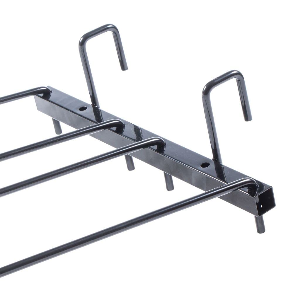 EASY-UP 2 Tier Interchangeable Saddle Rack System with Mini Pad Rack | Horse Tack Management for Farm & Equestrian Enthusiasts | Space-Saving & Adjustable Design