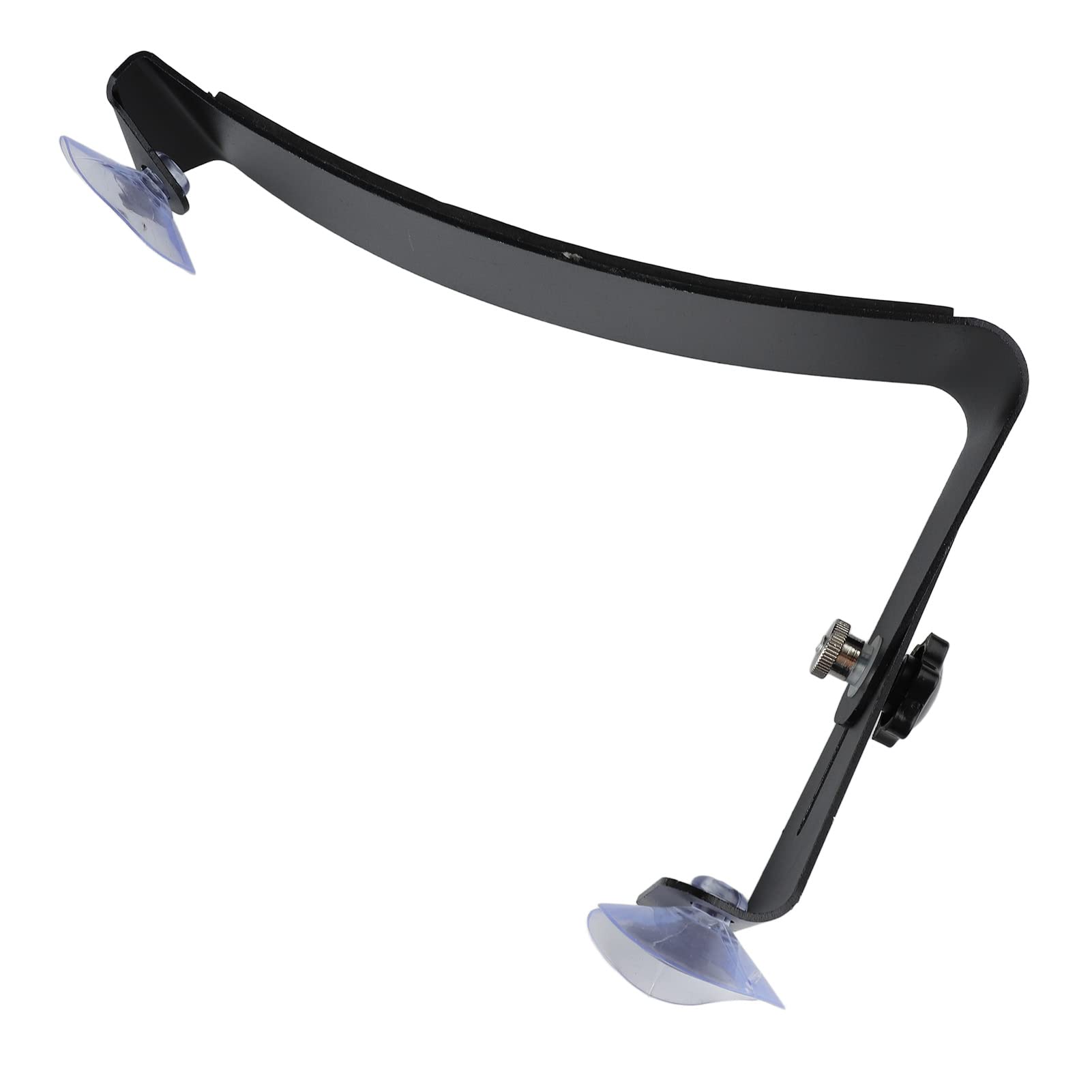 Reposapiés de Aluminio para Guitarra Soporte para Piernas con Ventosa de Goma Negro