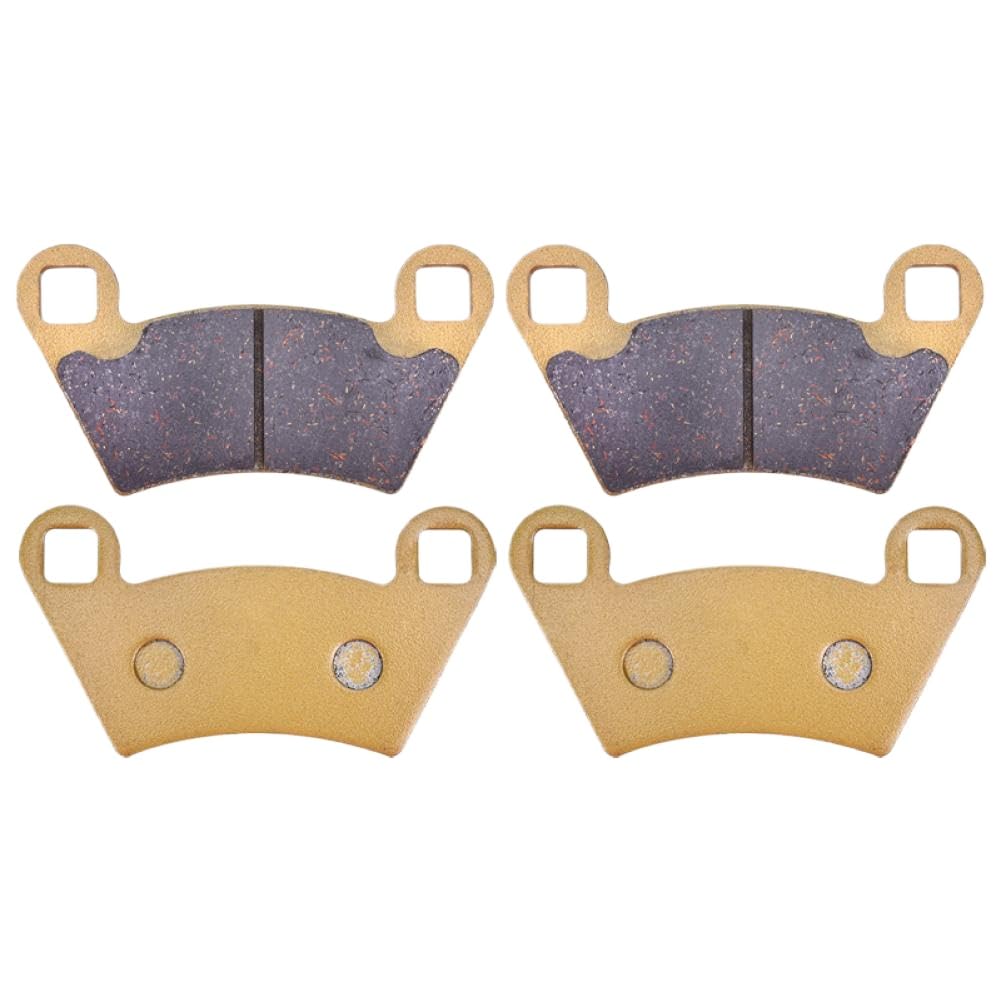 Juego de Pastillas de Freno Delanteras y Traseras Compatible con Polaris 325 Ace 2014-2015 570 Ace 2015-2020 570 Crew 2014 2013-2016(Rear 2 Pairs)