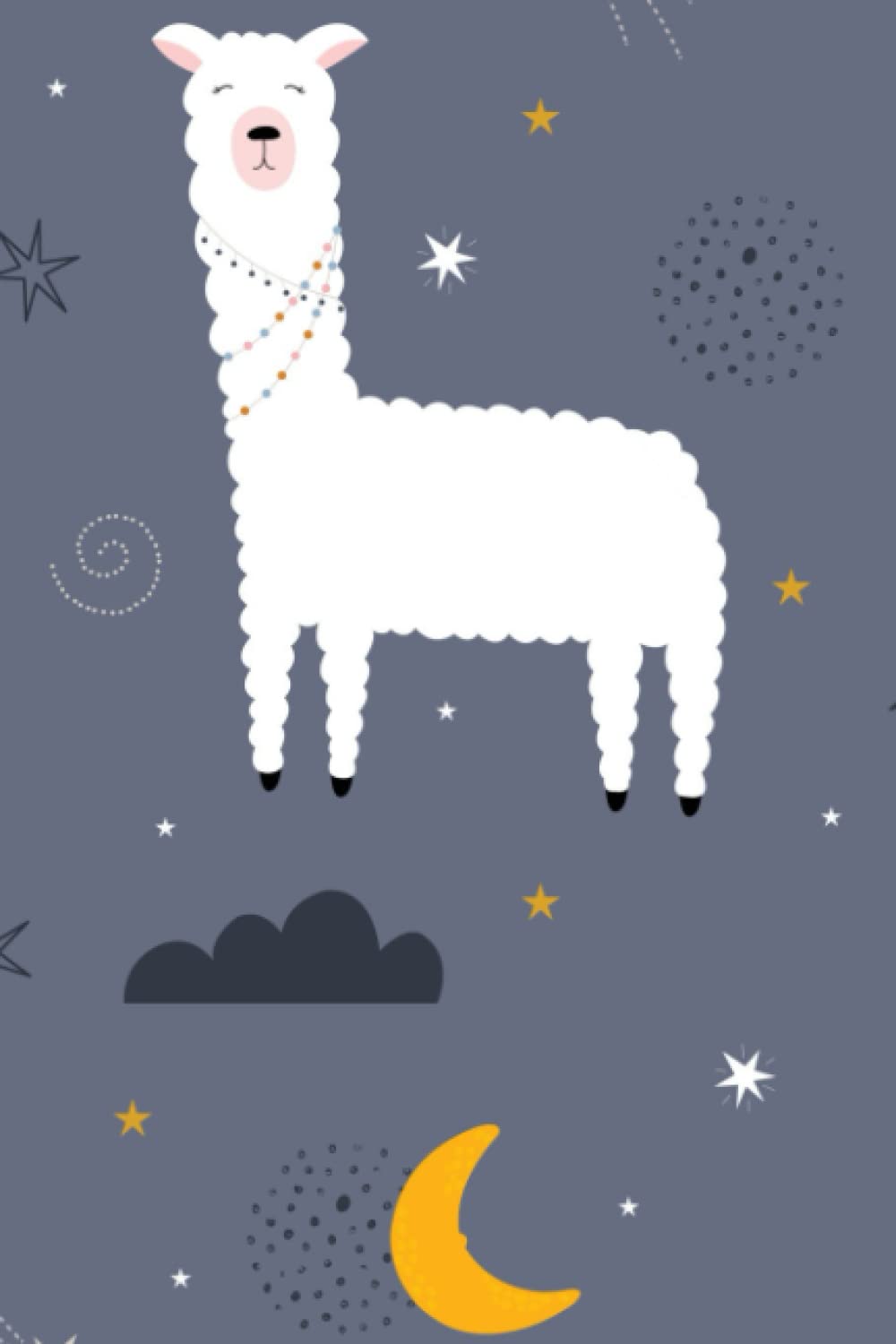 NOTEBOOK: CUTE LITTLE LAMA NOTE BOOK WITH 120 PAGE