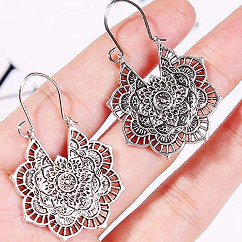 JENPECH Brincos pendentes de orelha de orelha de orelha | 1 par de brincos vintage com pingente de g