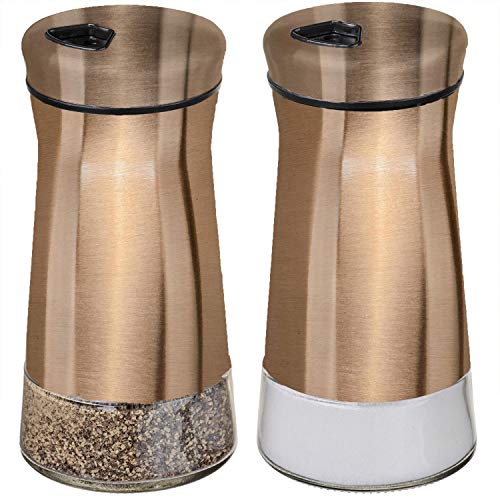 CHEFVANTAGE Salt and Pepper Shakers Set