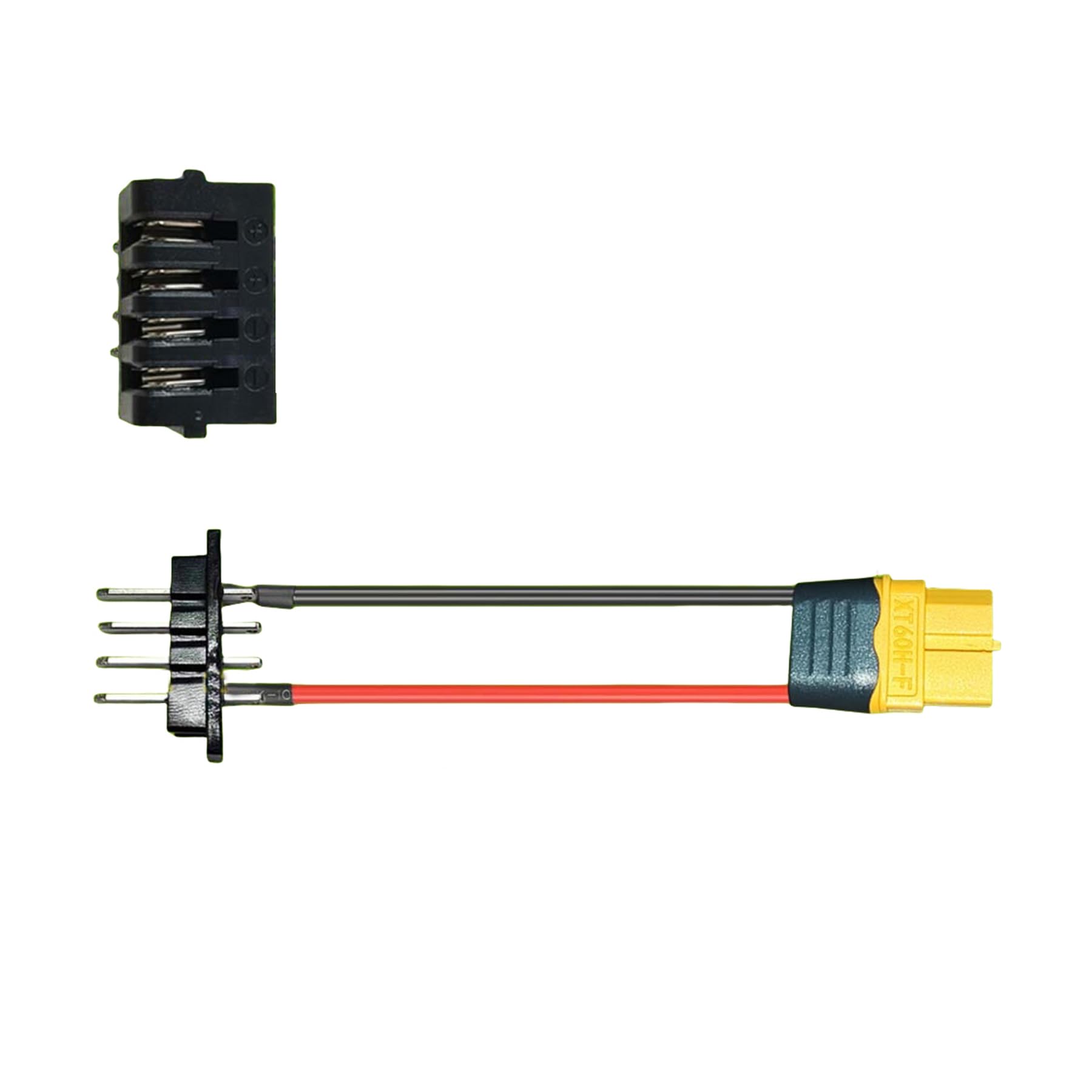 4Pin 5Pin Male Female Ebike Battery Discharge Connector to XT60H-F14AWG Interface Line Cable Plug for Hailong Battery Plug Parts (4PIN Male+Female)-image-20