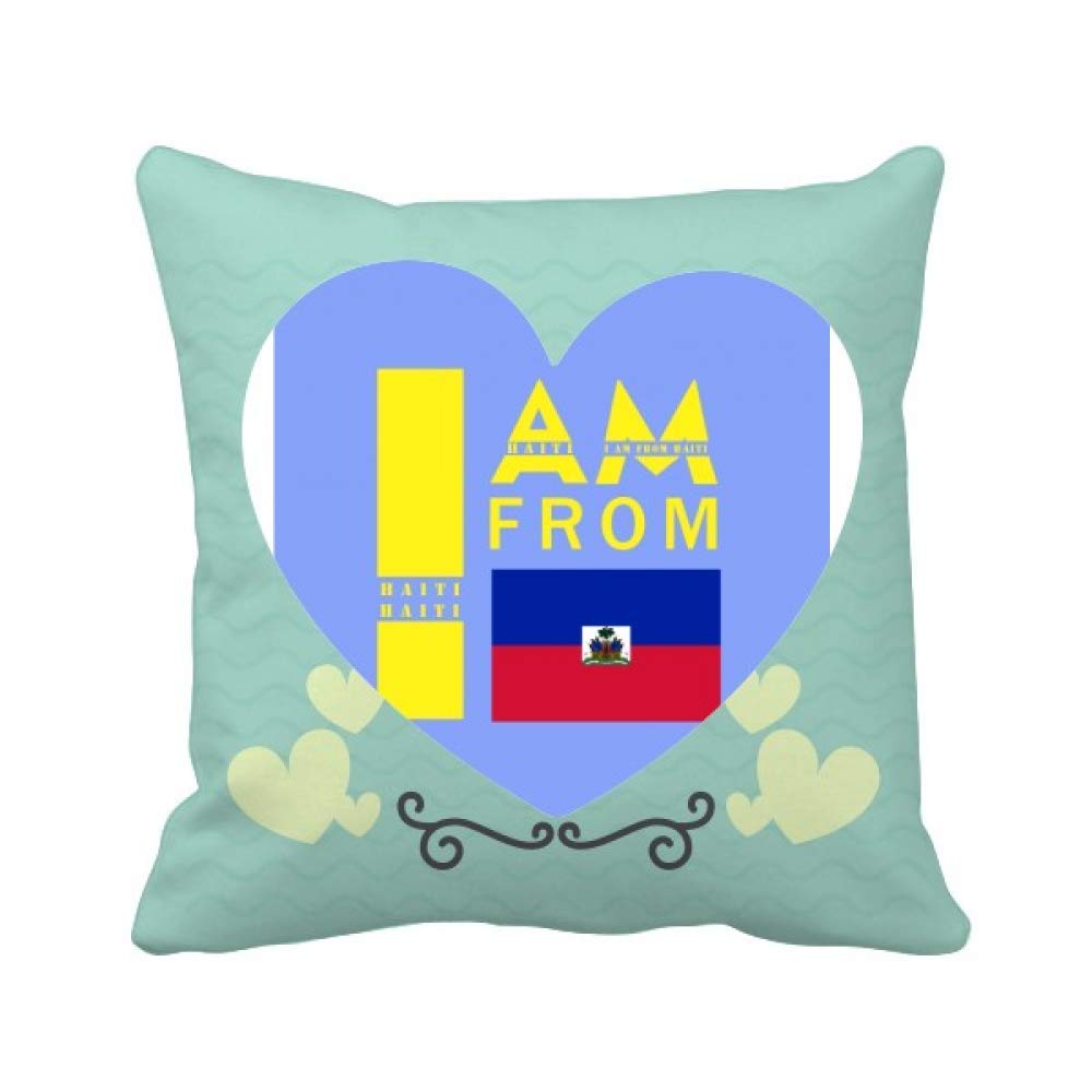 Coussin Je suis de Haïti, oreiller de qualité supérieure - 3
