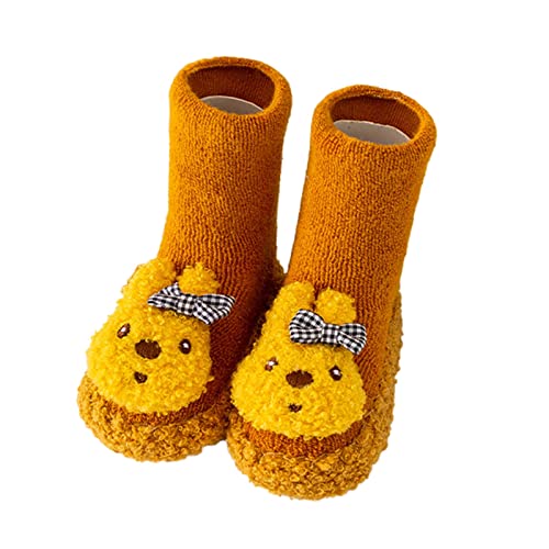 Baby Shoes Cute Bear Baby Sock Shoes Baby Walking Shoes Infant Non-Slip Breathable Slippers Slip On Kids Shoes