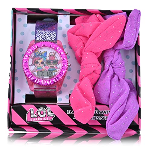 Accutime Girls LOL Surprise Kids Digital Watch Quartz4