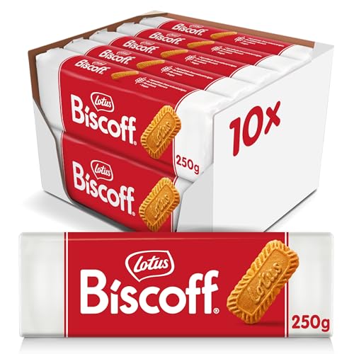 Lotus Biscoff | Galleta Original Caramelizada | Vegana | Sin Colorantes ni Aromas Artificales | 10x 250g | 2,5kg