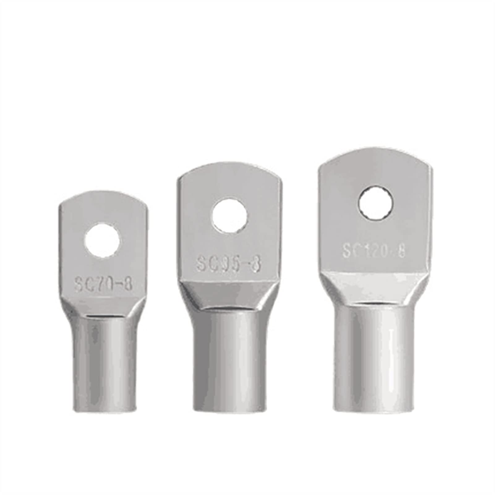 Ringkabelschuhe 10 STÜCKE/5 STÜCKE Sortiment Verzinnte Kupferösen Ring Crimp Terminal Draht Schweißen Kabelstecker Anzug SC16-6 SC25-8 SC35-8(Sc35-12,10PCS)