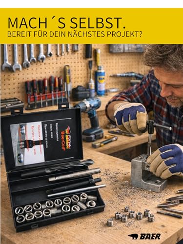 Kit de réparation de filetage M4 x 0,7 BAER BaerCoil pour renforcement