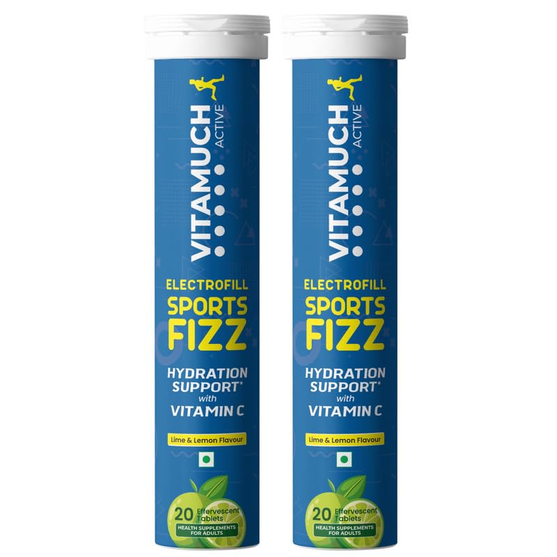 Vitamuch Sports Electrolyte Energy Drink – Lime & Lemon Flavour – 20 Effervescent Tablets – 5 Litres Hydration – No Added Sugar, Instant Hydration, 5 Electrolytes, Added Vitamins (2)-picture-24
