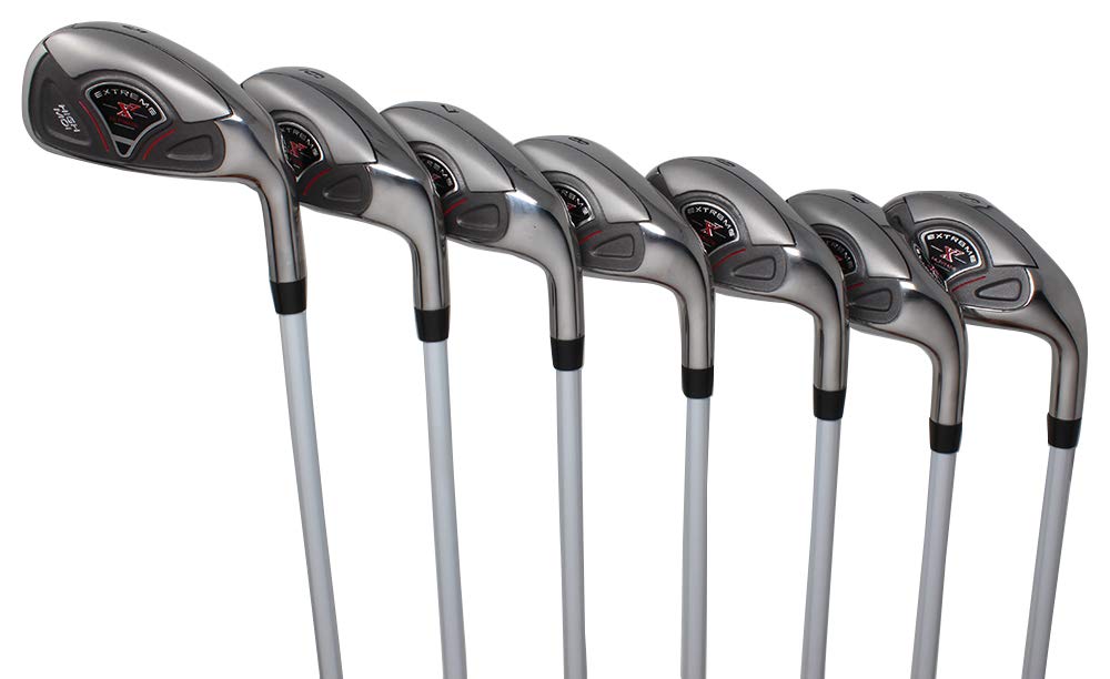 Extreme X7 High MOI Complete 7-Piece Men's Iron Set (5-SW) Right Handed Regular R Flex Graphite Shafts