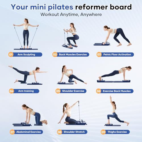 BIOCOR Pilates Board, Pilates Reformer Set, Mini Pilates Machine YL-SL001 の商品画像 7