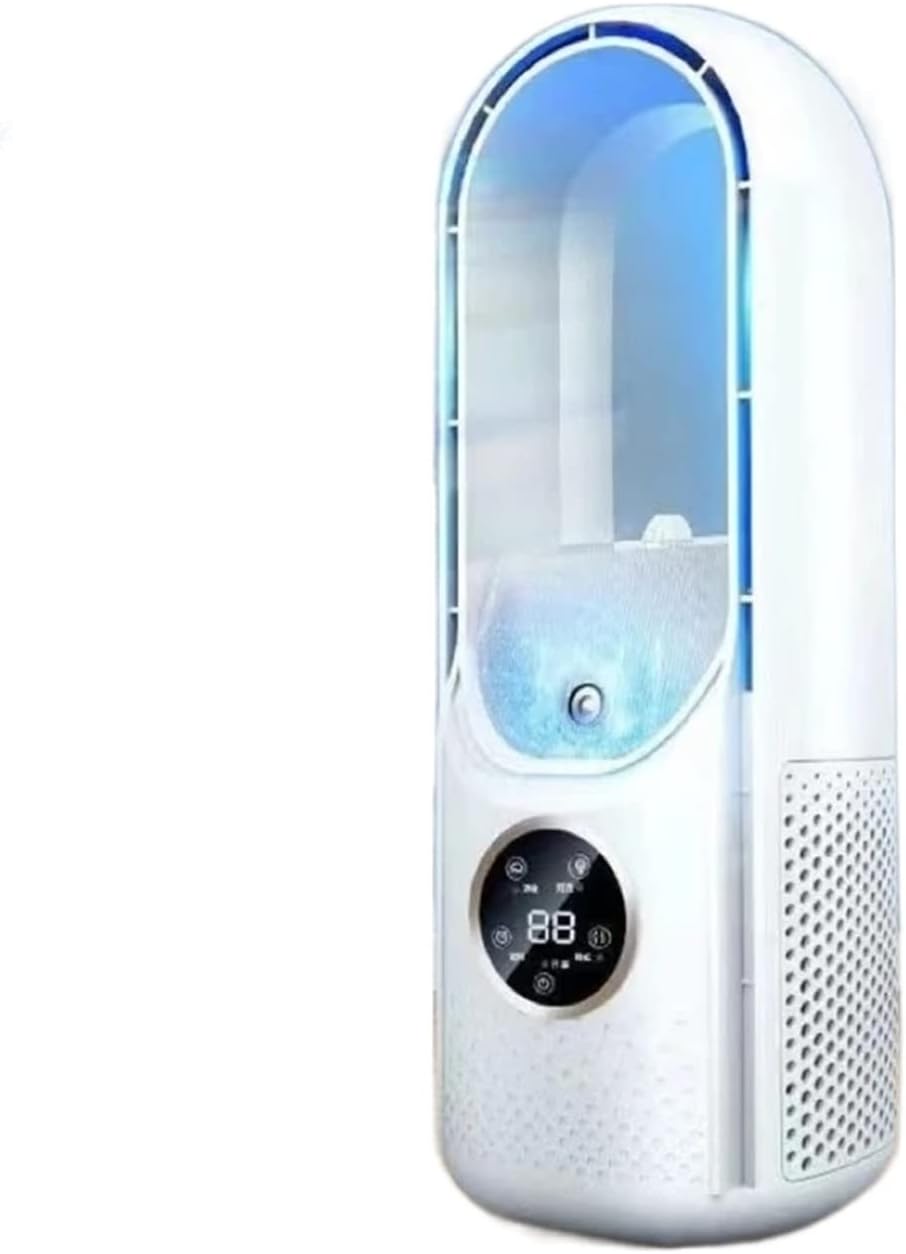 USB Multifunctional Leafless Fan,Household Desktop Humidification Fan, Timing Air Conditioning Fan,Desk Bladeless Fan with Misting, Personal Cooling Fan, Desk Fan, Tower Fan, Portable Air Co