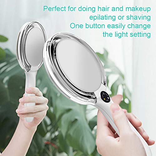 Espejo para Maquillaje Redondo con Luz y Aumento miniatura 4