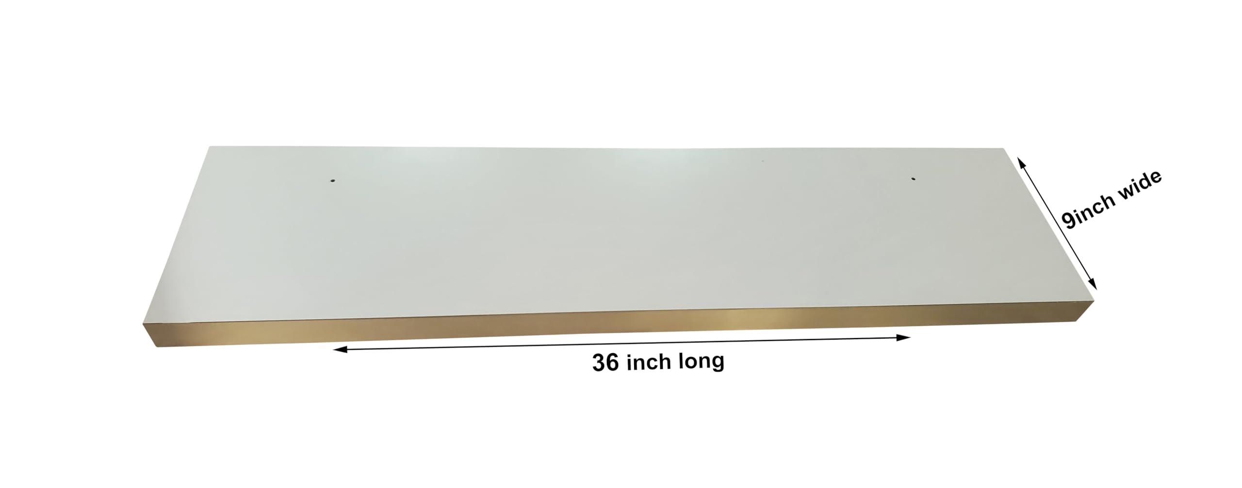 Estantes flotantes, estantes montados en la pared, estantes de pared para decoración de sala de estar, dormitorio, oficina, cocina, baño, estante blanco moderno con soportes invisibles, juego de 2