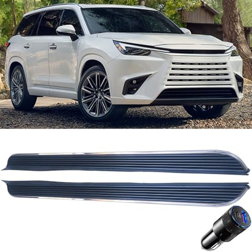 Estribos laterales de aluminio para Lexus TX 2024-2025