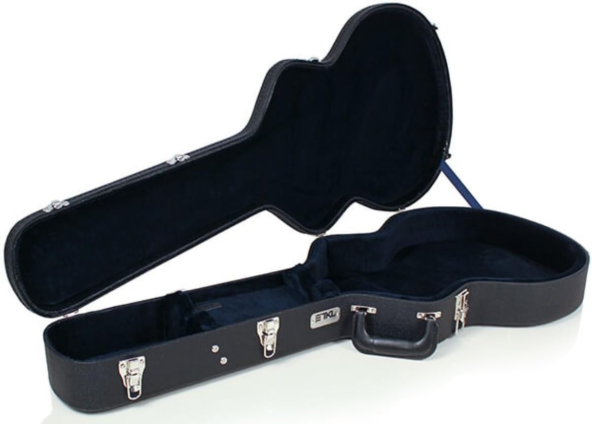 TKL LTD Arch-Top Semi-Acoustic/ES-335 Style Hardshell Guitar Case (Compatible with Gibson Models)
