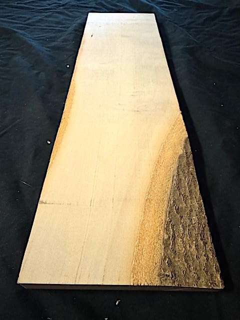 Holly Lumber Premium American Holly 4/4 Wood Kiln-Dried 3/4" x 5-3/8" x 19-1/4"