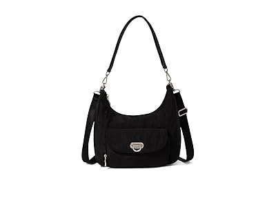 Baggallini Coastal Flip Lock Half Moon Bag Cross Body Women