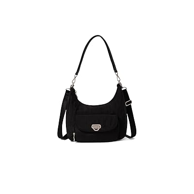 Baggallini Coastal Flip Lock Half Moon Bag Cross Body Women