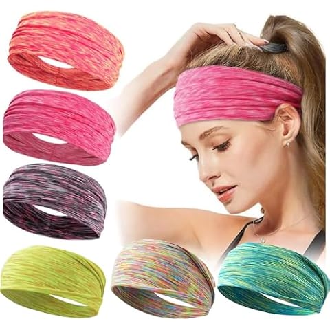 Wyy 6pcs Non-Slip Sports Headband for All Cover