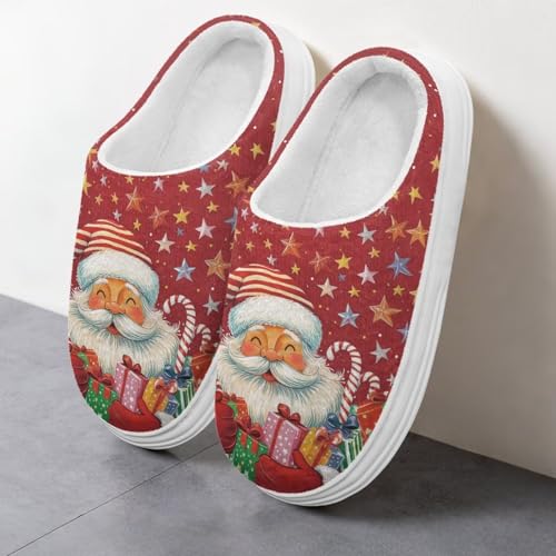 Womens Slippers Warm and Soft Slipper Comfortable Thick-soled Shoes for Bedroom Indoor4