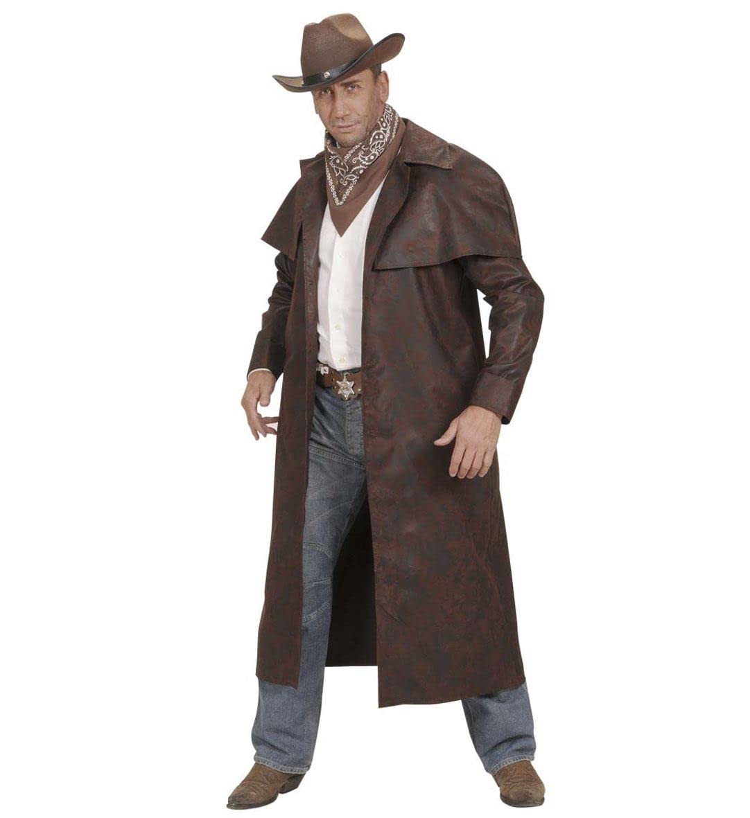 Widmann wdm72251 Costume ? Adult Duster Coat, Brown, S