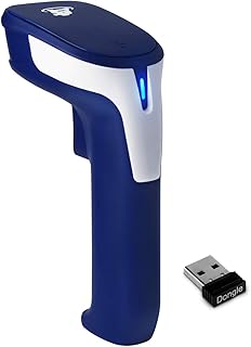 ScanAvenger Wireless 2D Bluetooth Barcode Scanner: 3-in-1 Hand Scanners - Cordless, Rechargeable 1D and 2D Scan Gun for Inventory Management -Portable, Handheld, USB Bar Code/QR Code Reader