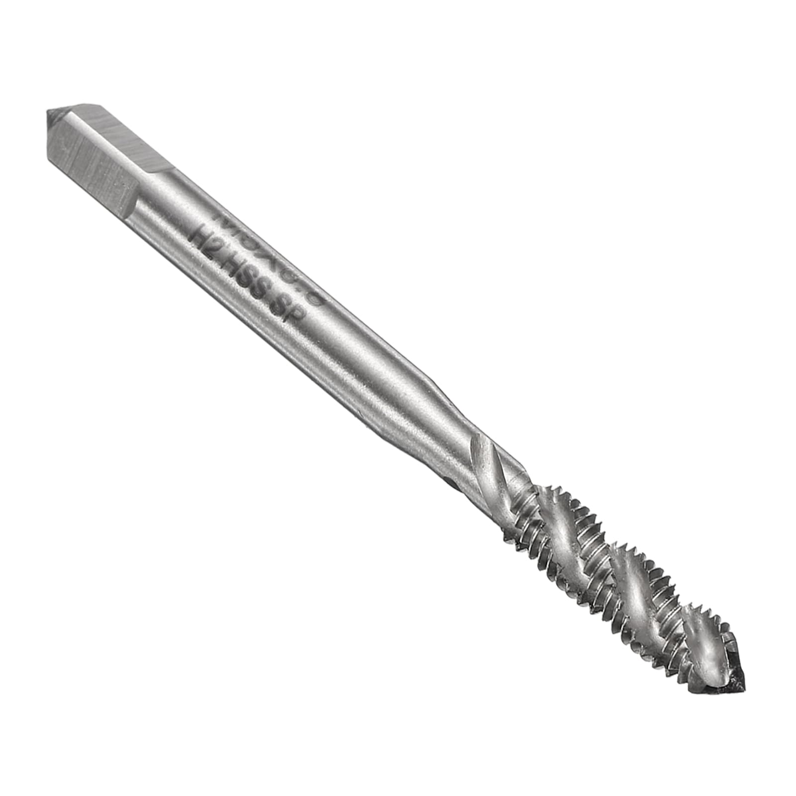 QUARKZMAN Maschio A Spirale M5 x 0.8 H2 Metrica Per Filettatura A Macchina, Utensile Di Riparazione Non Rivestito Per Filettatura, Acciaio Rapido M2 (HSS)