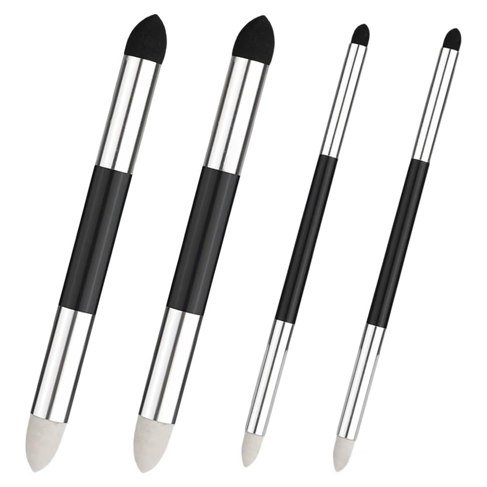 Jnchdghwa Dual Tip Artist Sponge Pen Set(4pcs) for Professional Drawing& Sketching,Soft Oil Pastel Blending Tools