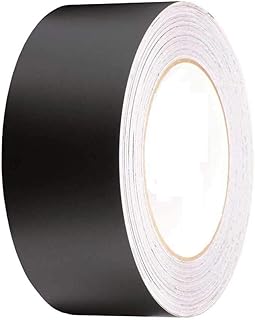KREEPO Black Matt Self- Adhesive Vinyl Tape Roll (Size 2inch X 25Feet)-picture-10