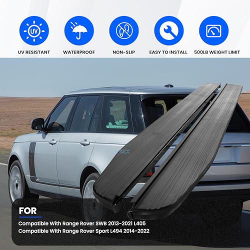 Estribos laterales para Range Rover 2013-2022, negro miniatura 6