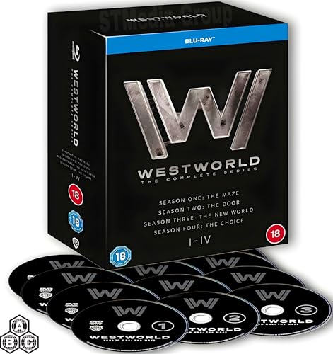 Westworld: The Complete Series (12 Disc Set) [Blu-ray] [Region Free] -  Evan Rachel Wood, Thandiwe Newton, Jeffrey Wright