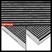 A-Premium Cabin Air Filter with Activated Carbon Compatible with Mercedes-Benz W163 Series ML320 1998-2003, ML350 2003-2005, ML430 1999-2001, ML500 2002-2005, ML55 AMG 2000-2003, Replace# 1638350047