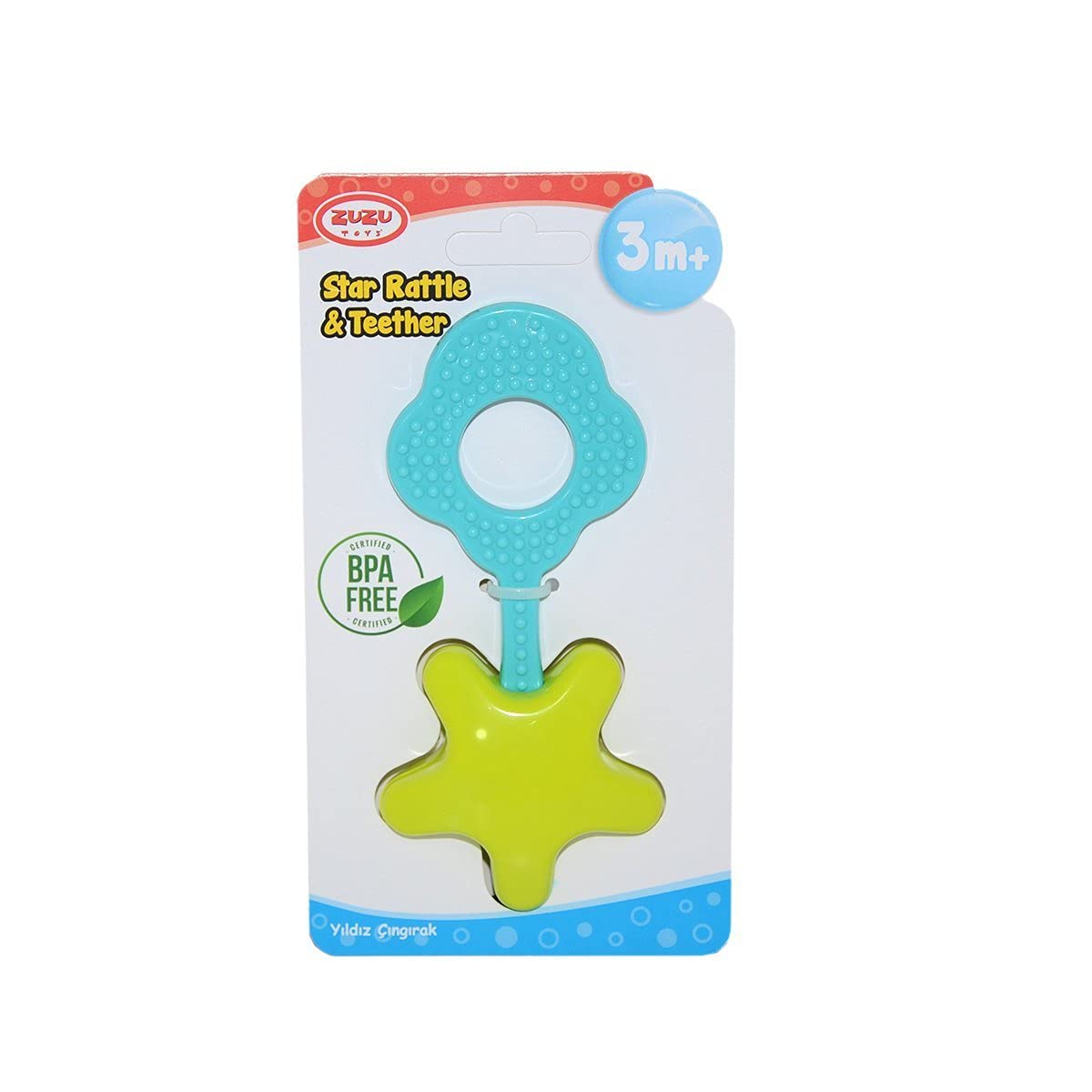 Zuzu Toys Yıldız Çıngırak Sarı